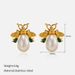 Women’s Jewelry Set Fashion New Fashion Ins Golden Bee Earrings Personality Trend Earrings_ipsvogv.com