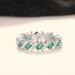 Cao Shi's Light Luxury Women's Geometric Zircon Noblewoman Ring, Fashionable Temperament, Banquet Matching Style_ipsvogv.com