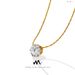 Women's Jewelry Romantic Trend Personality Clavicle Necklace Jewelry Inlaid Single Diamond Zircon Necklace Couple Model Niche Design Jewelry_ipsvogv.com