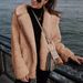 Women's Clothing Fashion Suit Collar Plush Jacket Top Women's Fur Coat Autumn and Winter New Artificial Fur Women_ipsvogv.com