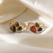 tiger eye stone titanium steel ring cross border stainless steel red agate high grade natural stone rings jewelry_ipsvogv.com