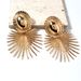 Exaggerated gold ins earrings F21170_ipsvogv.com