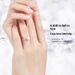 Mosang Stone Diamond Ring, 1 Carat Pure Silver Single Row Wedding Proposal Gift Ring for Girlfriend_ipsvogv.com