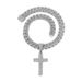 Popular Personality Cross Pendant With Alloy Dia Cuban Chain Religious Belief Hip Hop Necklace_ipsvogv.com