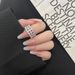 Light Luxury Heavy Industry Full Diamond Zircon Hollow Opening Ring, Women's High-end Sense, Niche Personality, Fashion,_ipsvogv.com