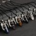 2025 New Arrivals 2024 Animal Dragon Man Necklace Natural Gem Stone Healing Pink Quartz Hexagonal Crystal Pendant Vintage Jewelry for_ipsvogv.com
