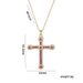 Jewelry Personality Hip-hop Necklace Versatile Full Diamond Cross Sweater Chain_ipsvogv.com