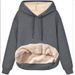 Women's Clothing warm pocket hooded sports sweatshirt jacket_ipsvogv.com