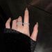 【 2838 People's Collection 】 Ring Explosive Sparkling Female Student Spicy Girl Full Diamond Finger High End Light_ipsvogv.com