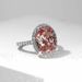Cao Shi's 2023 Hot Selling Oval Jewelry Pink Zircon Fashion Exquisite Temperament Mosang Stone Women's Ring_ipsvogv.com