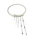 Niche Pearl Open Collar Women's High-end Cross Tassel Choker Necklace Collarbone Chain Accessories Trend_ipsvogv.com
