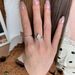 Large Water Droplet Zircon Irregular Spring And Summer Personalized Fashion, Index Finger Ring, Light Luxury, High-end_ipsvogv.com