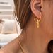 Unisex Fashionable Niche INS Retro Line Earrings Light Luxury Fashion Jewelry_ipsvogv.com