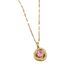 Three 【 】 Rig Flower Light Luxury Baquet Necklace For Female Iteret Celebrity Versatile Clavicle Titaium Steel 【 】_ipsvogv.com