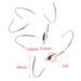 316 Stainless Steel Stamped Hook Electroplated Genuine Gold Earring DIY Ear Accessories_ipsvogv.com