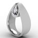 Jewelry's New Creative Water Drop Pear Shaped Simulation Engagement Banquet Ring For Women_ipsvogv.com