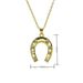 Zircon Copper Micro Inlaid Colored Zircon Horseshoe Necklace For Women Niche Design Light Luxury Temperament U Shaped Jewelry_ipsvogv.com