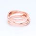 Rose Gold Pavé Pave Staggered Three Ring Wrap Ring Women Hot Hollow Wrap White Copper Ring Women_ipsvogv.com