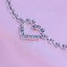 Explosions Rhinestone Butterfly Love Anklet Set Fashion Beach Trend Single Row Alloy Anklet_ipsvogv.com