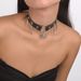 N10603 Punk Rock Style Neck Gothic Leather Hip Hop Snake Rivet Binding Collar Clavicle Chain_ipsvogv.com