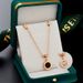 Titanium Steel Clover Necklace Women's Trendy Net Red Non Fading Roman Alphabet Collar Chain Instagram Cool And Unique_ipsvogv.com