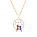 Original Design Pet Cat Pendant Necklace Fashion Personality Chain Couple's Best Friend Oil Dropping Zircon Jewelry_ipsvogv.com