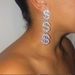 Hot Selling Earrings for Women Fan Rhinestone Full Diamond Earrings Dollar Symbol Earrings Studs_ipsvogv.com