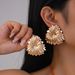 Irregular Elegant Stud High-end Luxury Women's Earrings Unique Design Niche Ear Jewelry_ipsvogv.com