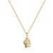 】 Snail 【 Pearl Light Luxury Charm Gorgeous Full Diamond Necklace Women's Versatile Clavicle Titanium Steel Chain 【 】_ipsvogv.com