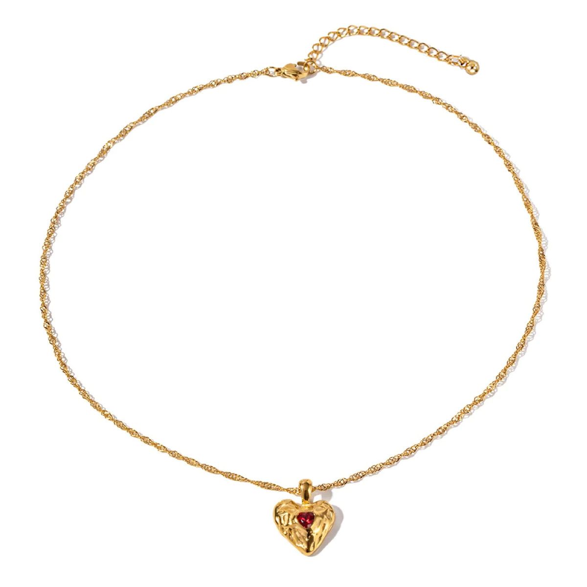 N11767INS niche Mother's Day love alloy diamond inlaid light luxury cool style fashionable necklace_ipsvogv.com