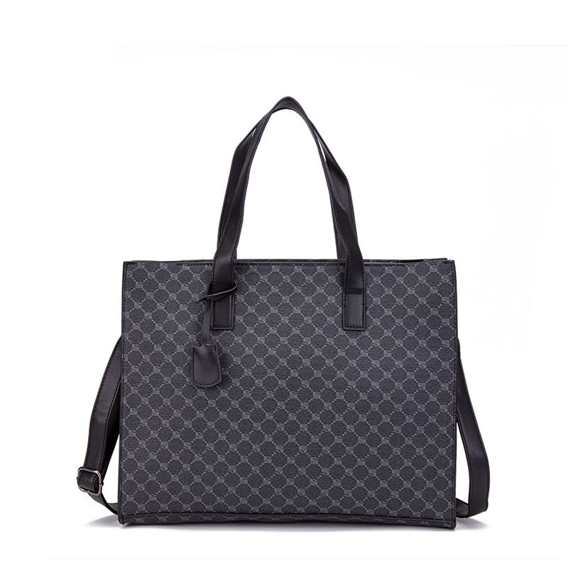 Korean Style Horizontal Fashion PU Leather Tote Bag · Trendy Crossbody Handbag · Men's Shoulder Bag · Vintage Tote Bag_ipsvogv.com