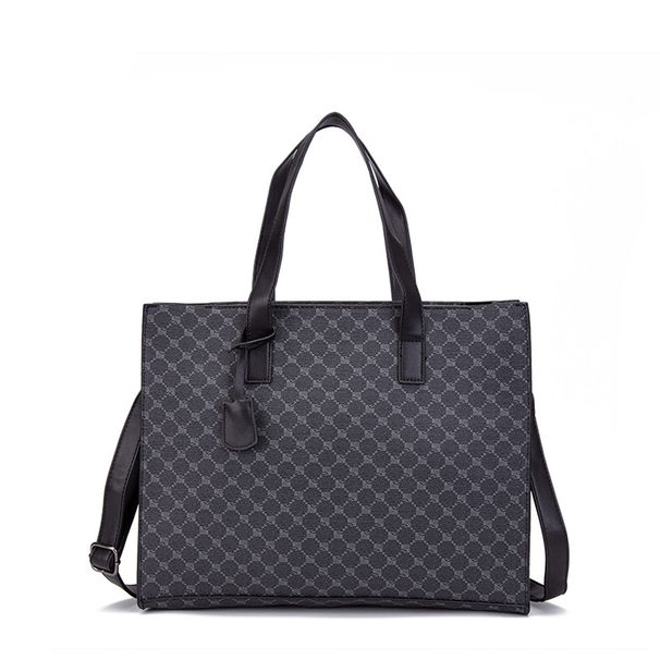 Korean Style Horizontal Fashion PU Leather Tote Bag · Trendy Crossbody Handbag · Men's Shoulder Bag · Vintage Tote Bag_ipsvogv.com