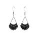 New Female Justice Ginsburg Oil Drop Fan Shaped Cross Alloy Earrings Earrings Standing Earrings_ipsvogv.com