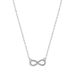 Elegant Diamond Necklace For Women, Simple And Versatile, Infinite Symbol Pendant, Niche Design, Personalized Collarbone_ipsvogv.com