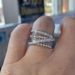 Cao Shi's New Super Sparkling With Multi Layered Surrounding Creative Cross Line For Women's Ring_ipsvogv.com