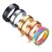 Men's Jewelry Rotatable Stainless Steel Male And Female Couple Ring Gold 6MM Rotating Smooth Plain Ring Index Finger_ipsvogv.com