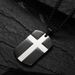 Stainless steel cross military card enhanced pendant titanium steel dog tag_ipsvogv.com