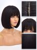 hot selling Short Wig With Bangs Synthetic Wigs For Women Ombre Black Red Blonde Pink Lolita Cosplay Party Natural Hair Perruque Bob_ipsvogv.com