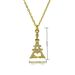 Hip Hop Punk Crown Tower Pendant Necklace Trendy Men's INS Necklace Spot_ipsvogv.com