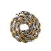 Hip Hop Plain 2-8mm Thick Encryption Stainless Steel Fried Dough Twists Color Preserving Electroplating Twisted Rope_ipsvogv.com