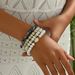 Simple Ladies Beaded Bracelet Four Piece Set Personalized Inlaid Crystal Niche Design Geometric Bracelet_ipsvogv.com