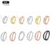 Men And Women's Jewelry G23 Titanium Seamless Ring Zircon Nose Ornaments Double Ring Nose Ring Ear Bone Ring Popular Body Piercing Ornaments_ipsvogv.com