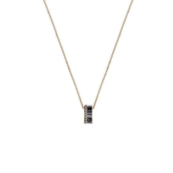 Carbon Pattern Lucky Beads Necklace For Men And Women Element Crystal Clavicle Necklace_ipsvogv.com