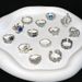 blue Rose Niche Small Butterfly Design Zircon Open Ring, Layered And Personalized Light Luxury High-end Ring For Women ,_ipsvogv.com