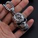 Long Hip Hop Evil Skull Non Mainstream Men's Necklace K1064_ipsvogv.com