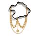 Sexy Multi Layer Tassel Metal Hang Tag Sweet Cool Black Lace Leg Chain_ipsvogv.com