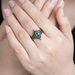 Sanjieins Jewelry Fashion 3-Piece Set Green Star Ring, Niche Design Women's Accessories_ipsvogv.com
