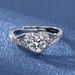 tikto Kwai Live Broadcast Wedding Diamond Luxury Heart Shape Micro Set Fashion Couple Living Female Ring_ipsvogv.com