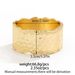 Geometric Wide Surface Simple Textured Exaggerated Punk Metal Style Hoop Bracelet For Women_ipsvogv.com