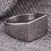 Women's Jewelry Fashion Simple Glossy 18MM Rectangular Titanium Steel Stainless Steel Ring Can Be Laser Logo_ipsvogv.com